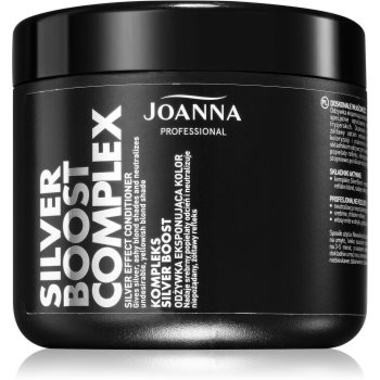 Joanna Silver Boost Complex balsam de par violet neutralizeaza tonurile de galben - imagine 2